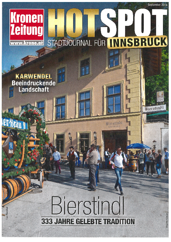 Kronen Zeitung, 333 Jahre gelebte Tradition - 09/2014
