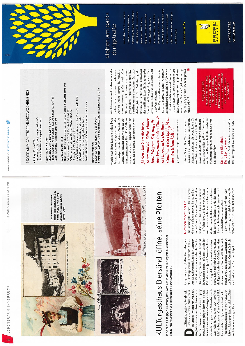 Innsbruck Informiert, Eröffnungswochenende 05/2014