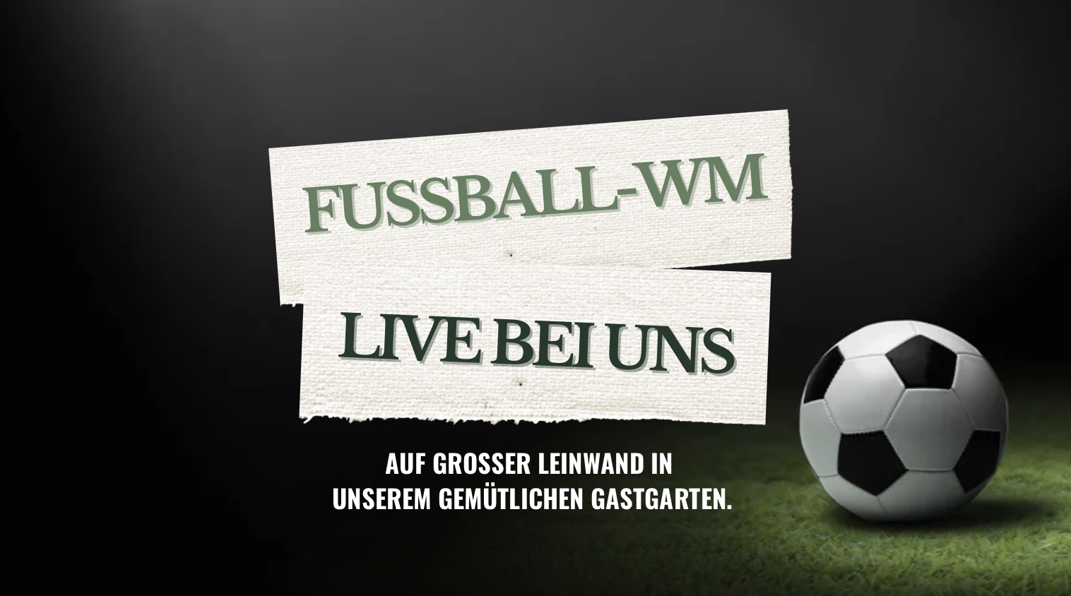 Fussball-WM Public Viewing