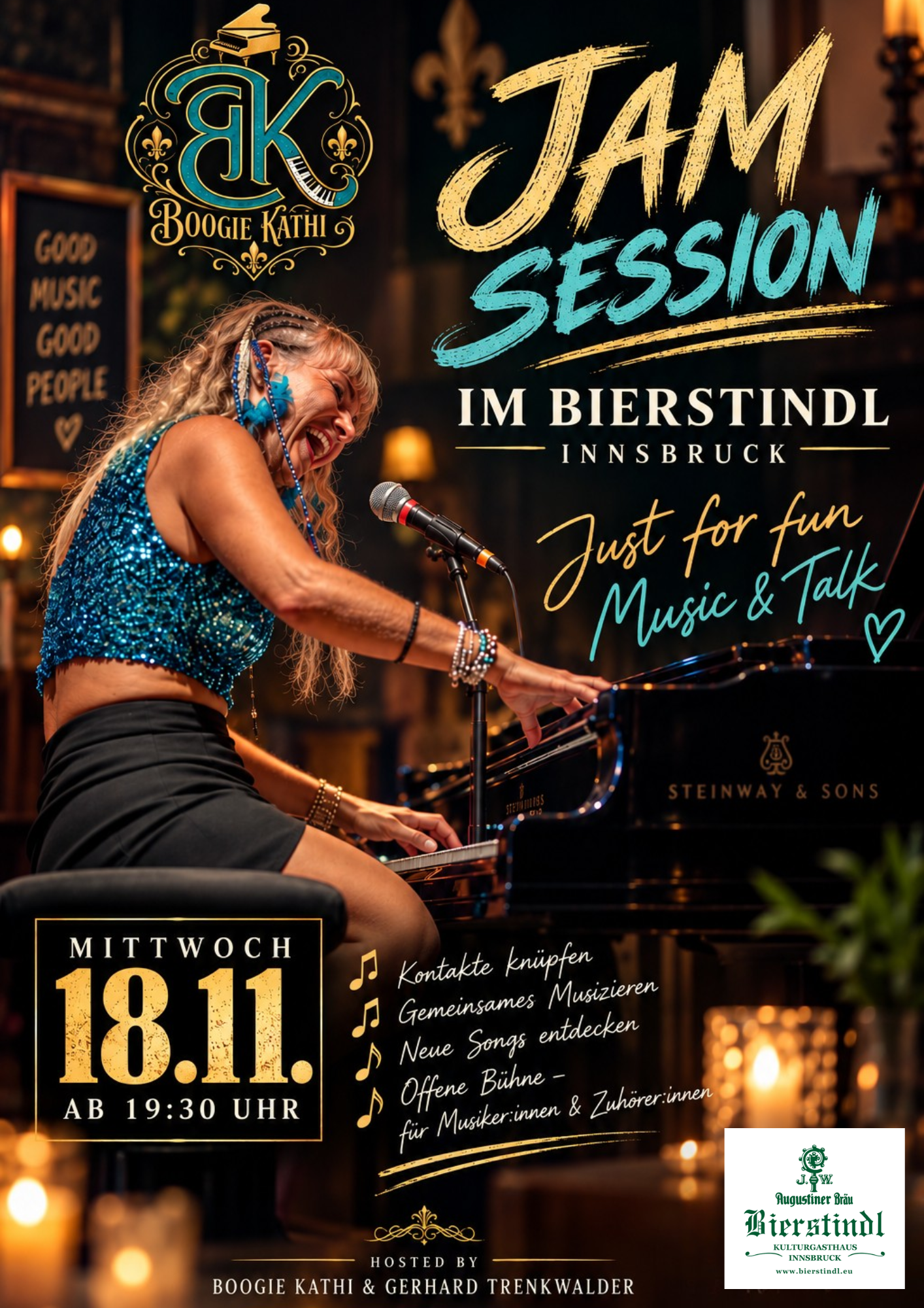 JAM SESSION im Bierstindl – Music, Talk & Good Vibes