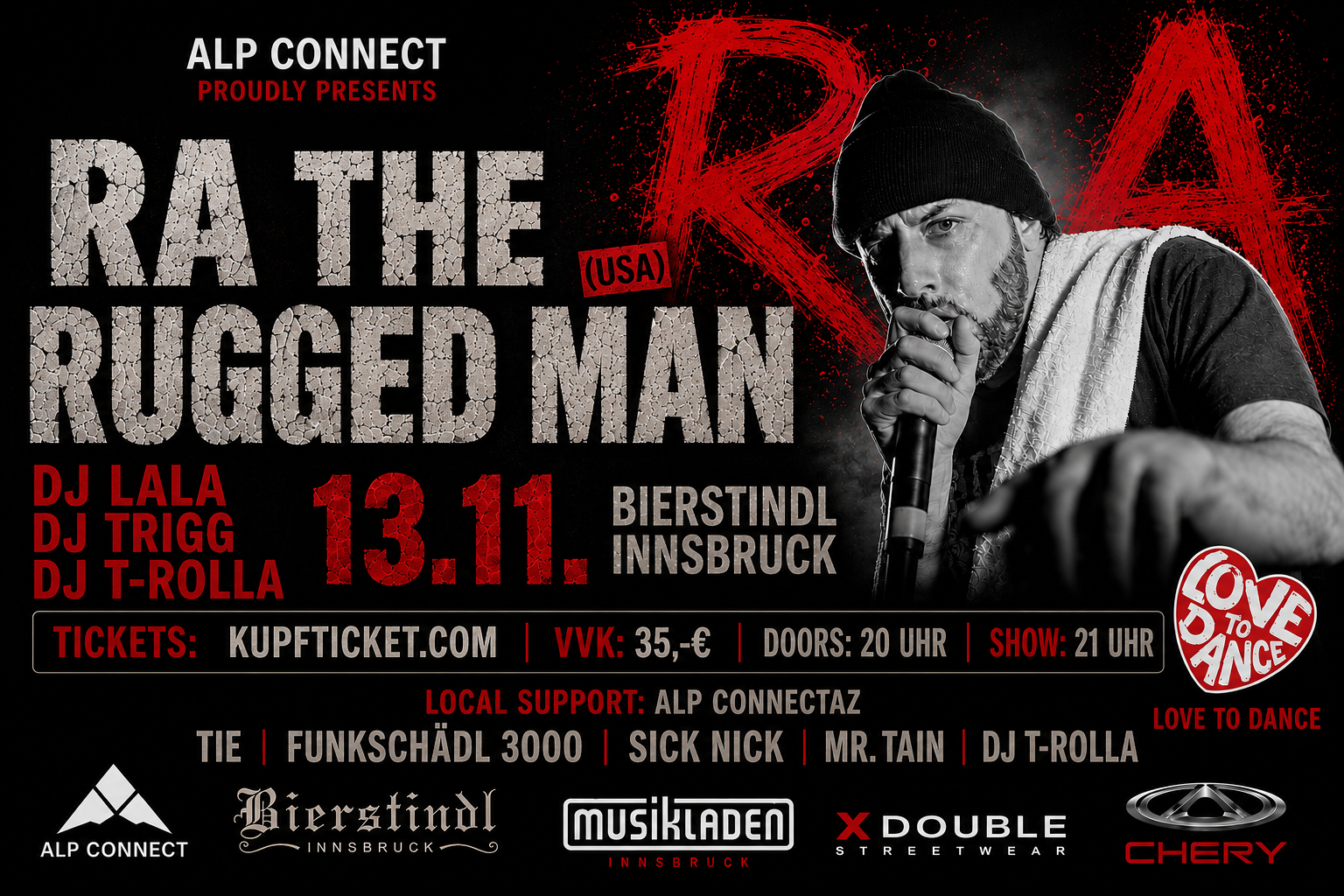 RA THE RUGGED MAN (USA) – LIVE IN INNSBRUCK